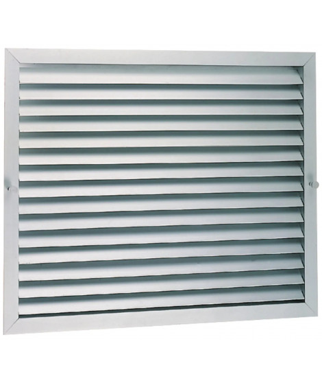 GPF 400X400 B - GRIL ALU BLANC POUR FILT.400X400