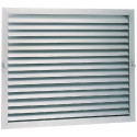 GPF 400X400 B - GRIL ALU BLANC POUR FILT.400X400