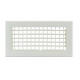 GRILLE DBLE DEFLEX.ABS 400X200    GDF-ABS 400X200