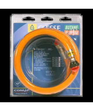 FLEXIBLE GAZ INOX 2 M BUTANE / PROPANE