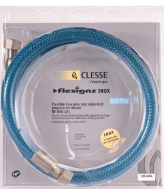 FLEXIBLE GAZ INOX 1 50M GAZ NATUREL