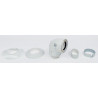 COUDE ADAPTATEUR VENTOUSE  60/100 A 80/125 - 90D