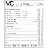 LOT DE 10 ETIQUETTES DE MARQUAGE CLIMATISATION