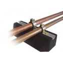 SUPPORT RUBBERT FOOT  L 400     L'UNITE