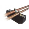 SUPPORT RUBBERT FOOT  L 400     L'UNITE