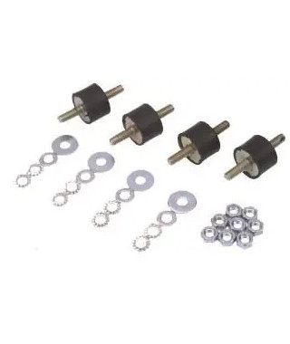 KIT PLOTS ANTI-VIBRATILES (4) POUR SUPPORT CLIM