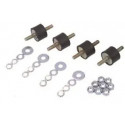 KIT PLOTS ANTI-VIBRATILES (4) POUR SUPPORT CLIM