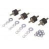 KIT PLOTS ANTI-VIBRATILES (4) POUR SUPPORT CLIM