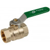 VANNE A SPHERE 1" FF PN 25 NF POIGNEE VERTE
