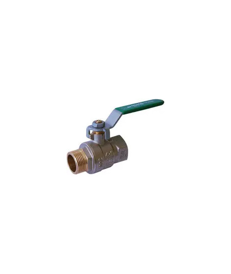 VANNE A SPHERE 3/8 MF PN 40 NF POIGNEE VERTE