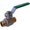 VANNE A SPHERE 1/2 MM PN 40 NF POIGNEE VERTE