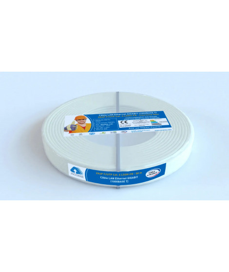 CABLE F/UTP 2X4P CAT6 C50 IVOIRE DCA
