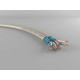 CABLE F/UTP 2X4P CAT6 IVO T500 450MHZ LSOH
