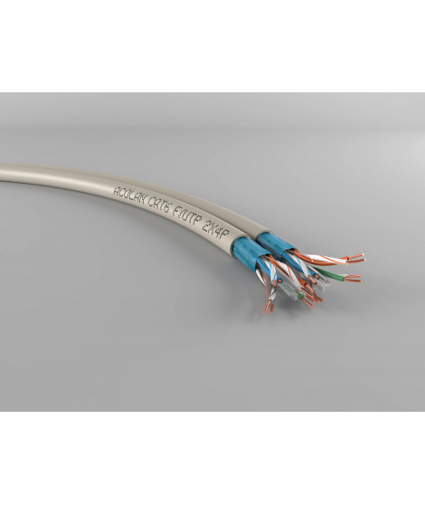 CABLE F/UTP 2X4P CAT6 IVO T500 450MHZ LSOH