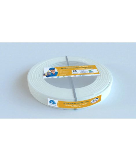 CABLE F/UTP 1X4P CAT6A IVOIRE C100 LSOH-DCA
