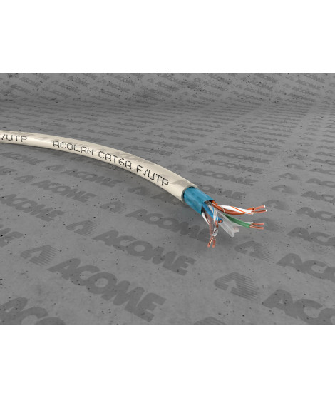 CABLE F/UTP 1X4P CAT6A IVOIRE T500 LSOH-DCA
