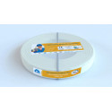 CABLE F/UTP 2X4P CAT6A C50 IVOIRE LSOH-DCA
