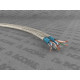 CABLE F/UTP 2X4P CAT6A T500 IV IVOIRE LSOH-DCA