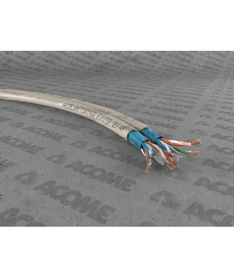 CABLE F/UTP 2X4P CAT6A T500 IV IVOIRE LSOH-DCA