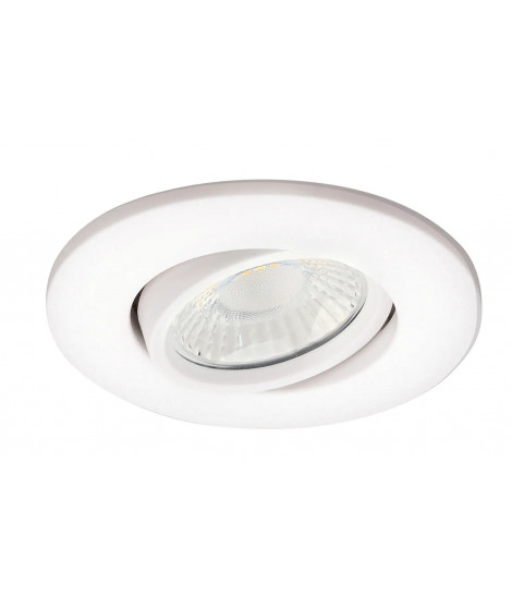 EDOS 6W 600LUM 3CCT BASCULANT 20° VOL 1 BLANC