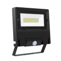 MICHELLE PROJ. EXT. IP65 IK08 NOIR 110 LED INTEG. 50W 4000K + DETECTEUR PIR