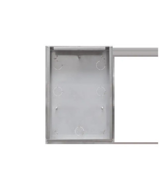 Boîtier pour façade Switch inox 1-2-3-4 boutons + Accessoires