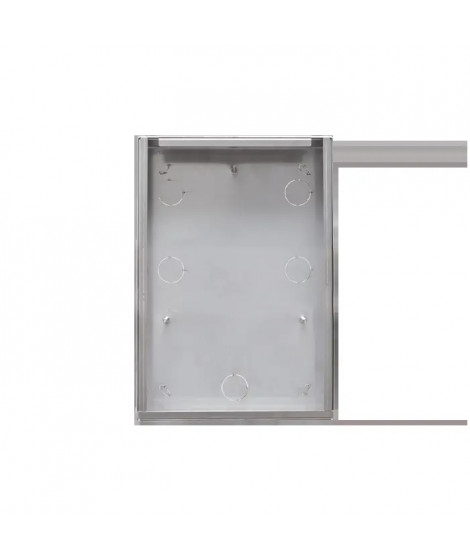 Boîtier pour façade Switch inox 1-2-3-4 boutons + Accessoires