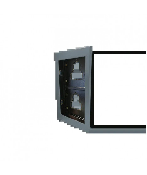 Châssis à encastrer 2 modules ULTRA