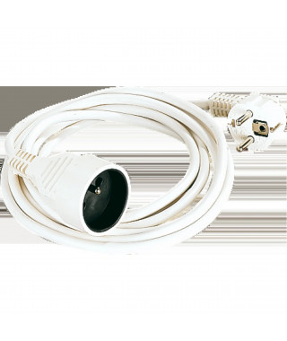 PROLONGATEUR 16A 2P+T-3G1,5-BLANC-5M
