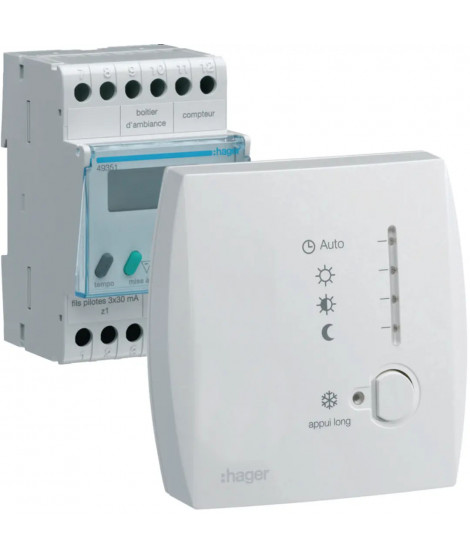 GESTIONNAIRE ENERGIE SIMPLIFIE CHAUF ELEC 1 ZONE/24H 230V