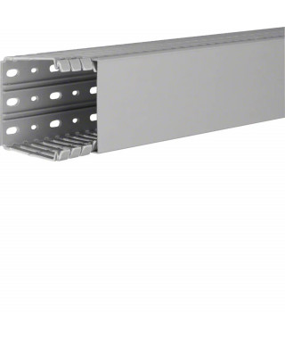 GOULOTTE CABLAGE COMPLETE BA7 PROF 80MM L 80MM RAL7030 GRIS