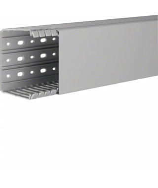 GOULOTTE CABLAGE COMPLETE BA7 PROF 80MM L100MM RAL7030 GRIS