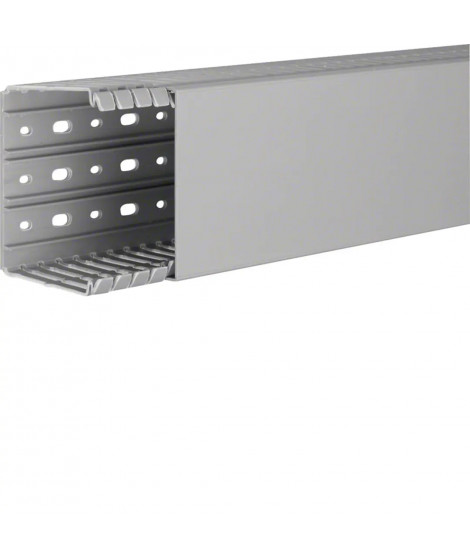 GOULOTTE CABLAGE COMPLETE BA7 PROF 80MM L100MM RAL7030 GRIS