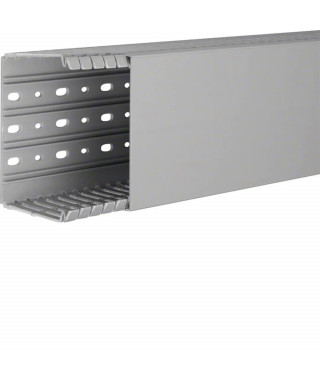 GOULOTTE CABLAGE COMPLETE BA7 PROF 80MM L120MM RAL7030 GRIS