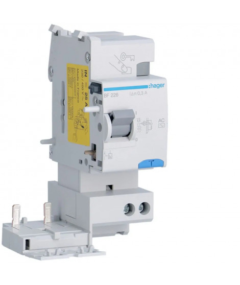 BLOC DIFFERENTIEL 2P 25A 300MA TYPE AC