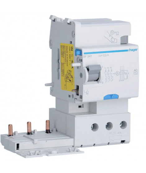 BLOC DIFFERENTIEL 3P 40A 300MA TYPE AC