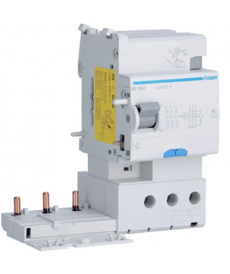 BLOC DIFFERENTIEL 3P 63A 300MA TYPE AC