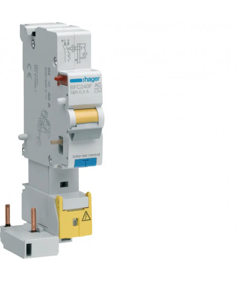 BLOC DIFFERENTIEL 1P+N 40A 300 MA TYPE AC