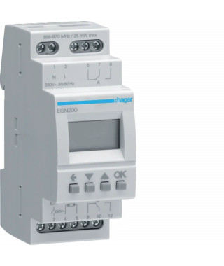 *INTERRUPTEUR HORAIRE ELECTRONI QUE 2 VOIES ANNU ASTRO CREPUSC