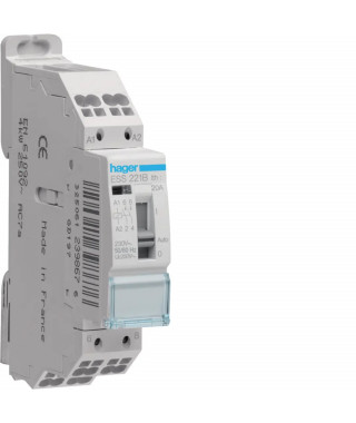 CONTACTEUR COMMANDE MANUELLE 2 0A 2F 230V