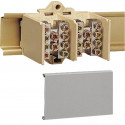 BLOC JONCTION 2P 2X25+4X16+COU VERCLE PROTECTION