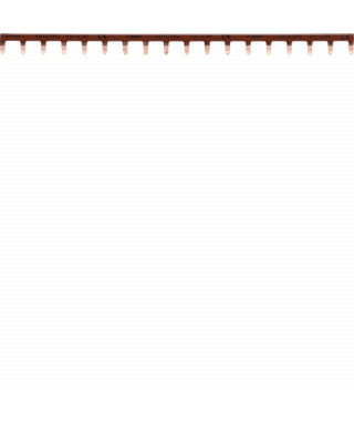 *BARRE PONTAGE 1P 63A LANGUETTE 10MM2 MARRON 18M