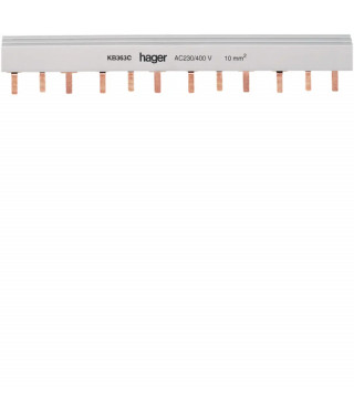 BARRE PONTAGE 3P 63A LANGUETTE 10MM2 24M
