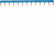 BARRE PONTAGE 1P 63A LANGUETTE 10MM2 BLEU 12M