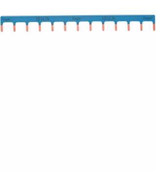 BARRE PONTAGE 1P 63A LANGUETTE 10MM2 BLEU 12M