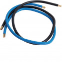 JEU 2 CONDUCTEURS 16 MM² BLEU + NOIR, LONGUEUR 650 MM