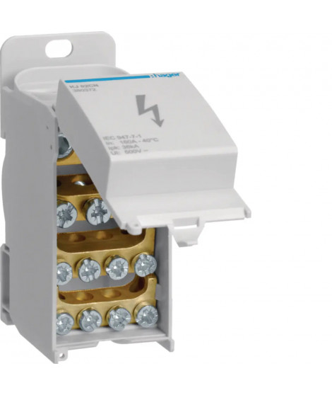 BLOCS REPARTITION UNIPOLAIRE 1 60A LEUR 35MM