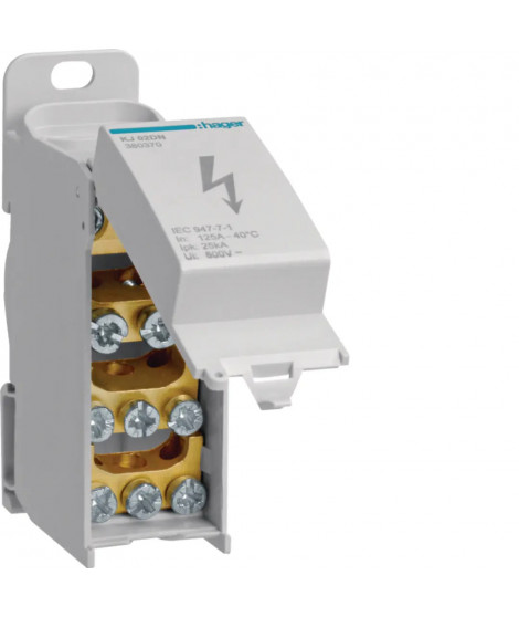 BLOCS REPARTITION UNIPOLAIRE 1 25A LEUR 27MM