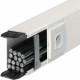 GOULOTTE LIFEA PVC H90MMXP40MM +2 ECLISSES+4 AGRAFES M7248 RAL 9016 PURE