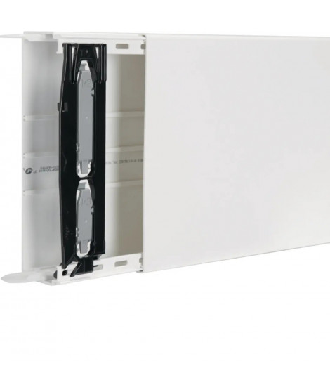 GOULOTTE LIFEA 60X230 RAL 9016 AVEC ECLIS. ET 2 AGRF./METRE